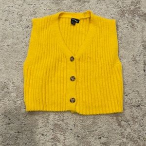Fleece sweater vest